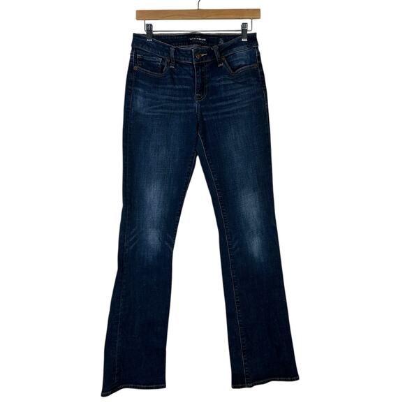 Lucky Brand Lolita Bootcut Jeans Womens 4 Dark Wash Stretch Faded Western Y2K - Picture 2 of 10
